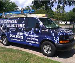 24-Hour Electrical Service | Houston, TX - Service Van